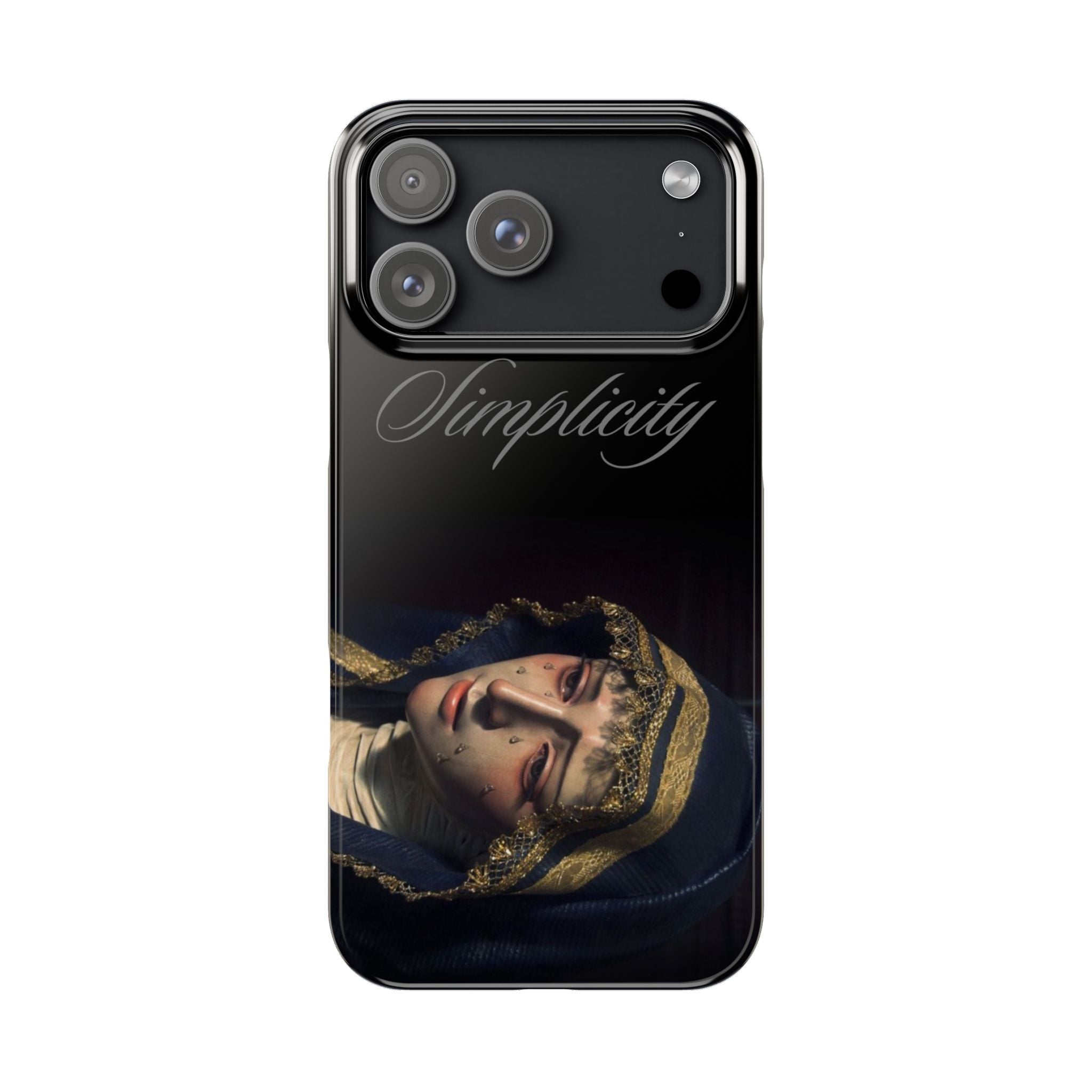 Simplicity Portrait Slim Phone Case — Elegant Vintage Art Cover