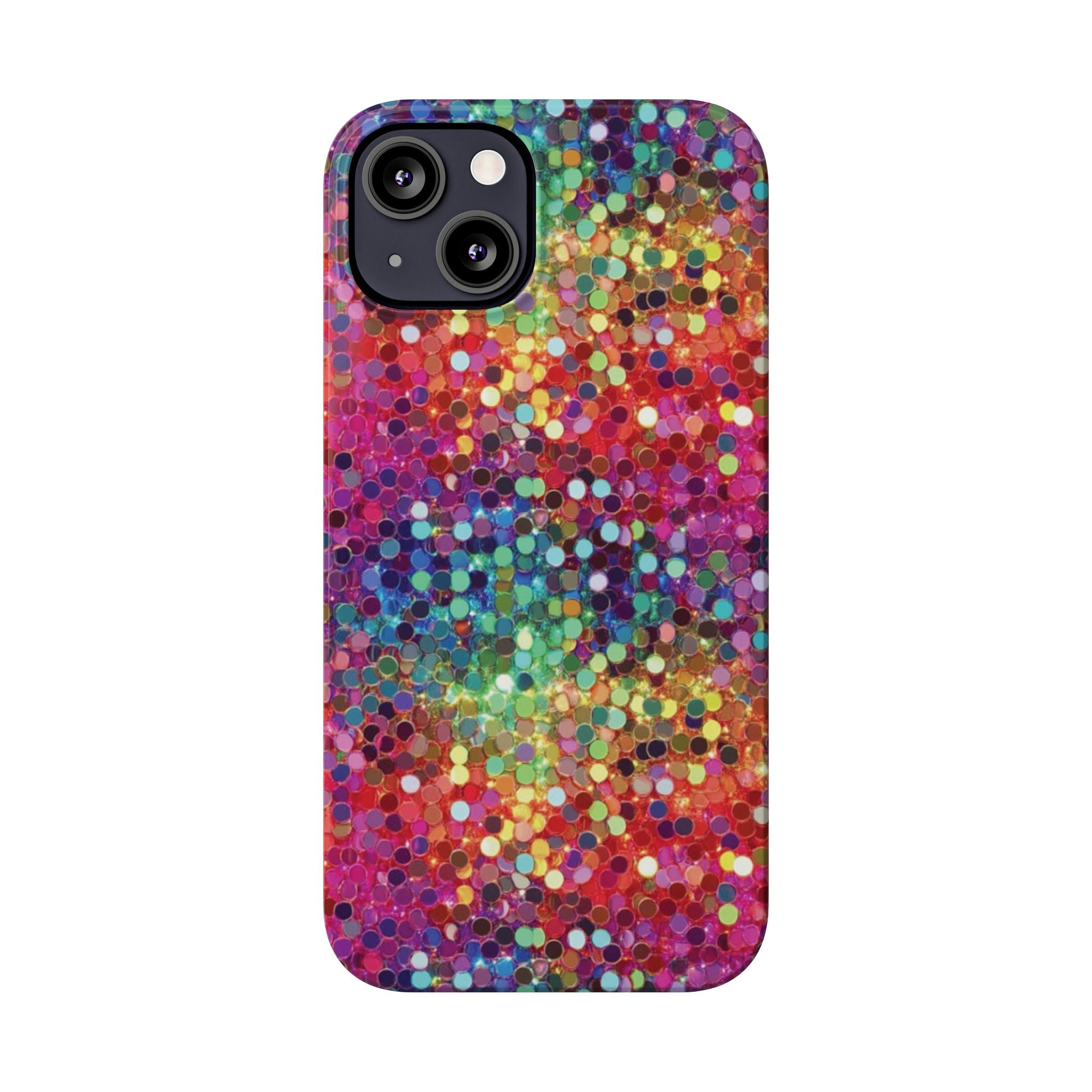 Colorful Glitter Confetti Dot Galaxy Pattern