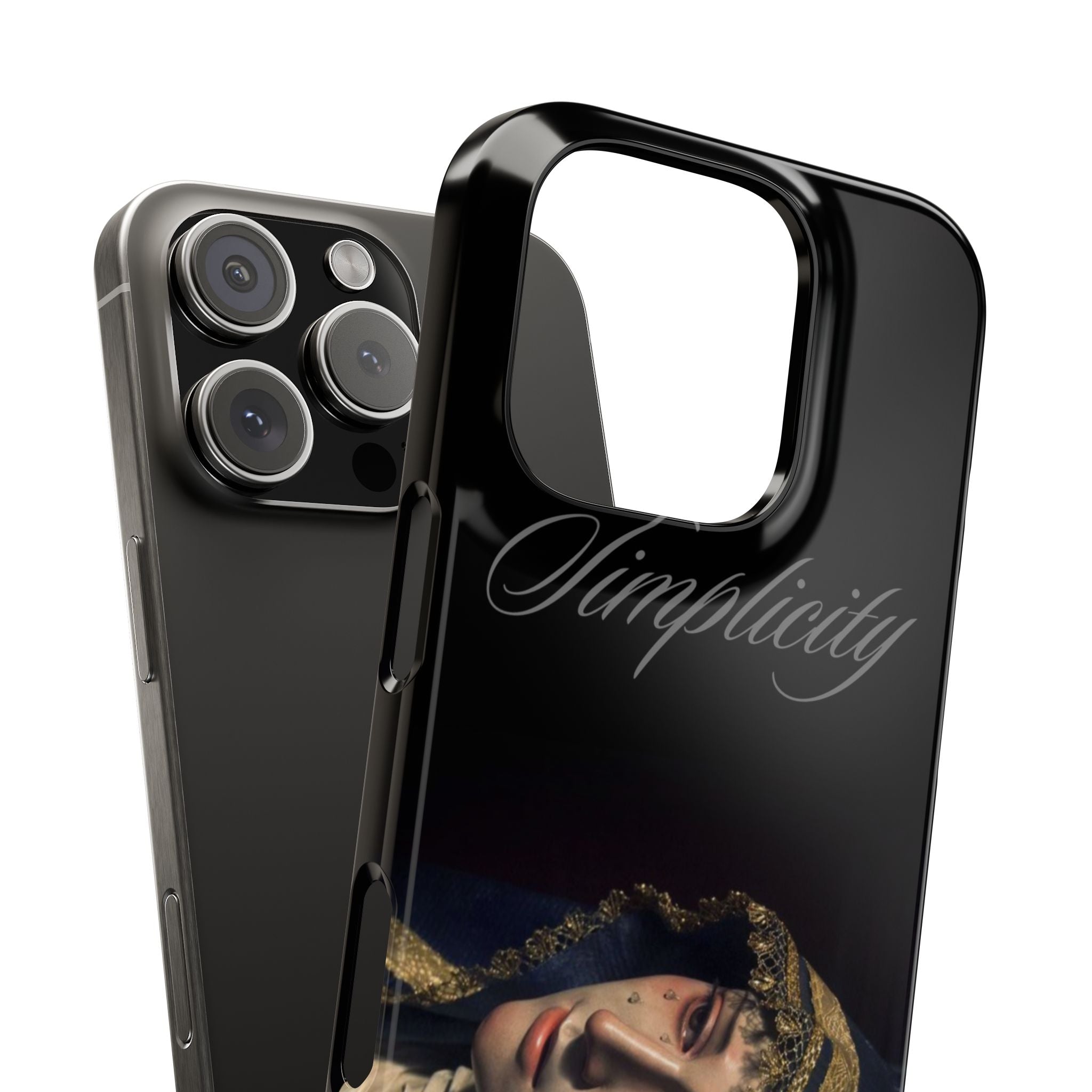 Simplicity Portrait Slim Phone Case — Elegant Vintage Art Cover
