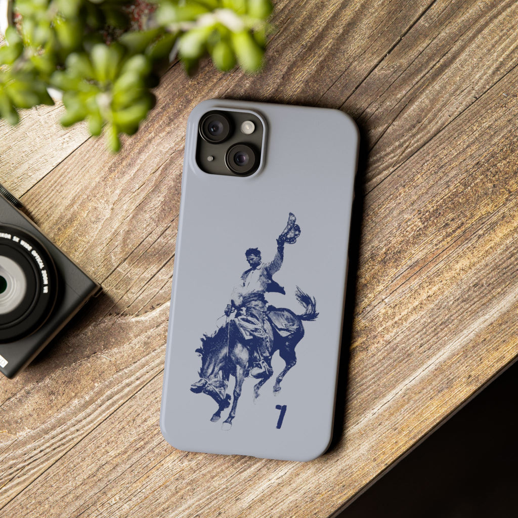 Vintage Rodeo Cowboy Illustration Slim Protective Case