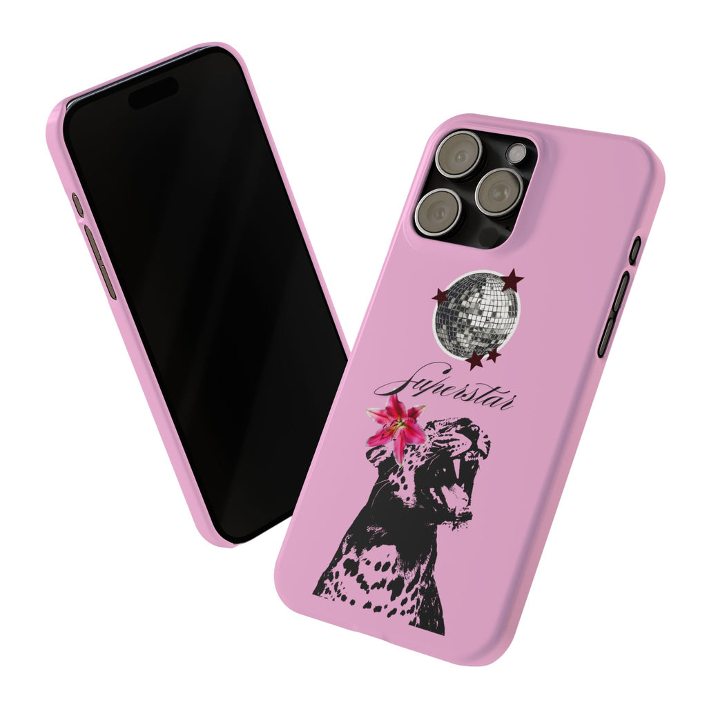 Pink Disco Cheetah "Superstar".