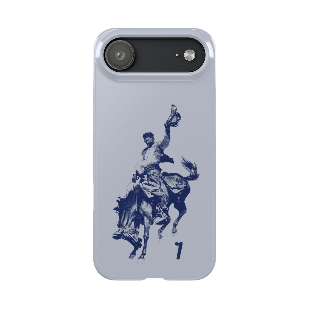 Vintage Rodeo Cowboy Illustration Slim Protective Case