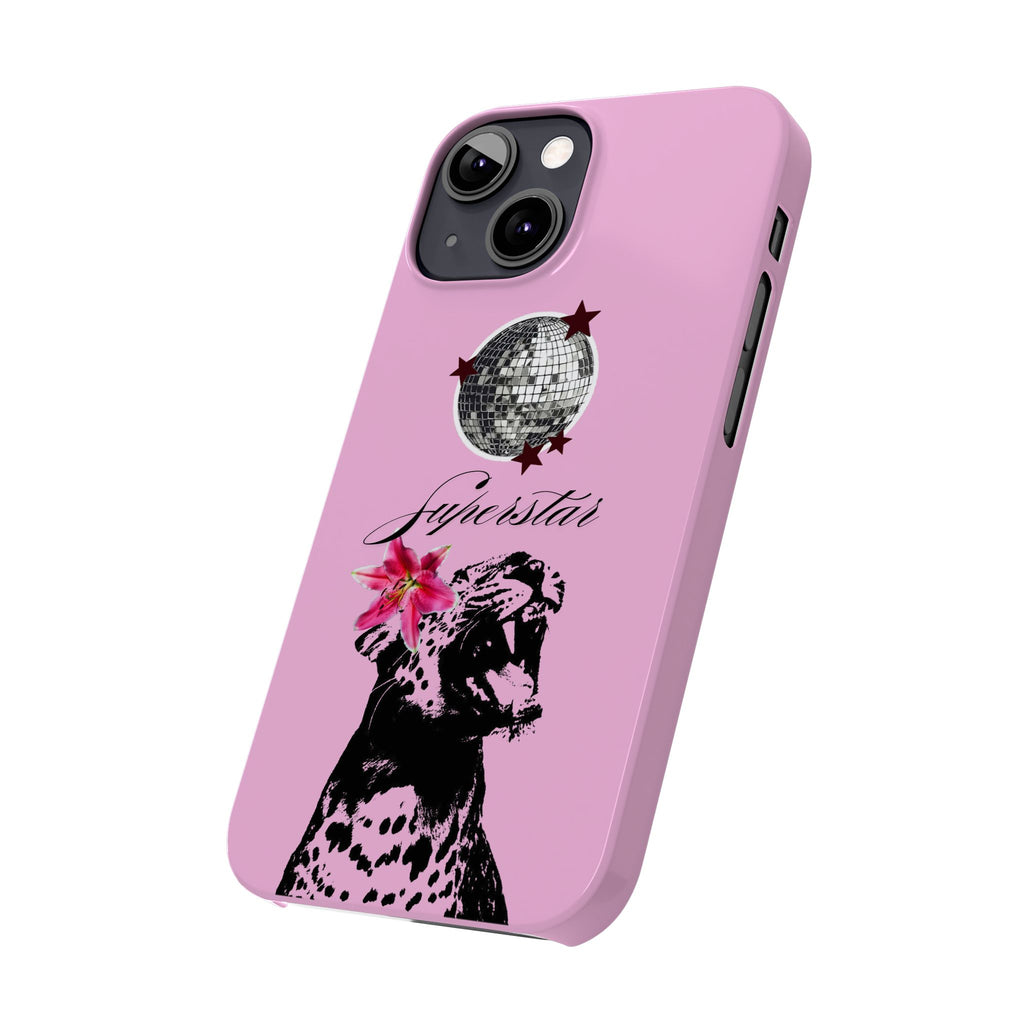 Pink Disco Cheetah "Superstar".
