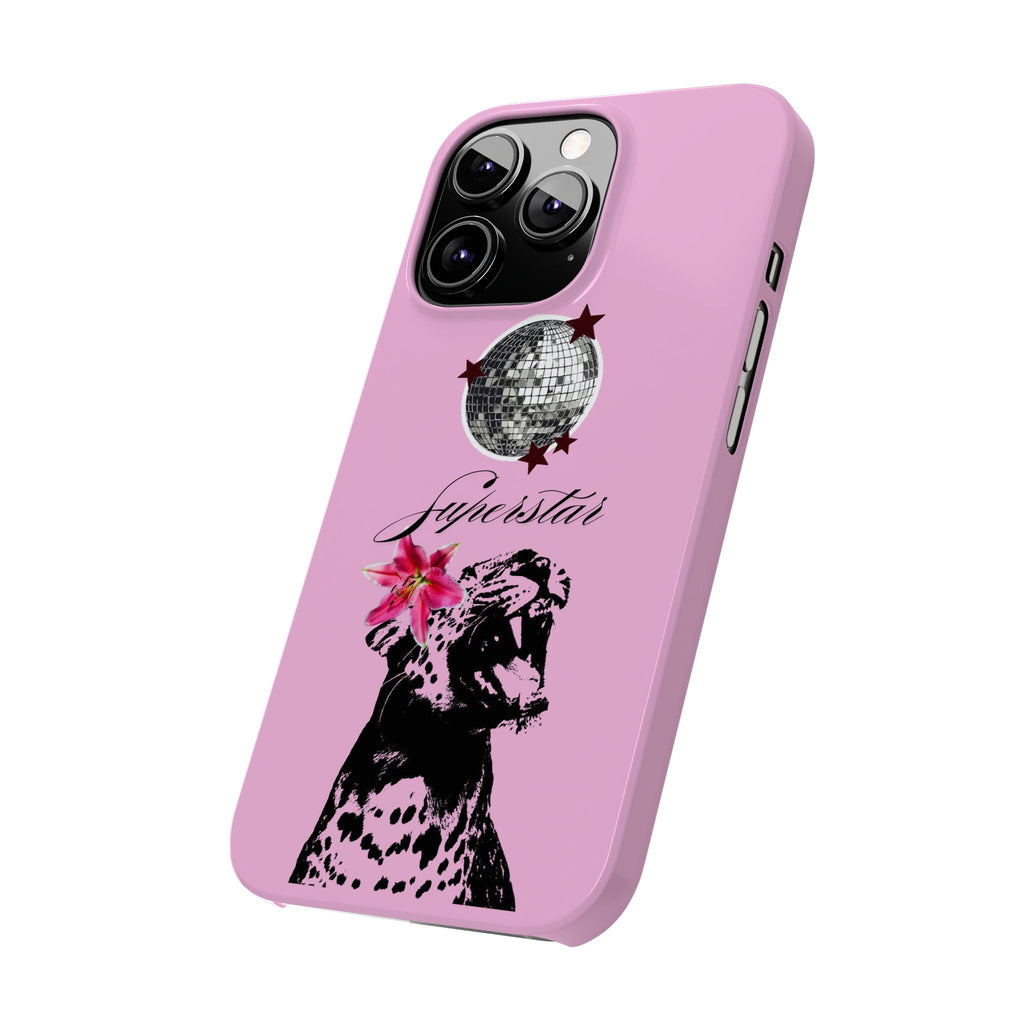 Pink Disco Cheetah "Superstar".