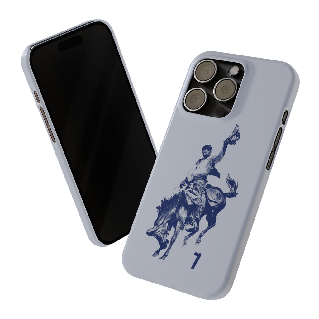 Vintage Rodeo Cowboy Illustration Slim Protective Case