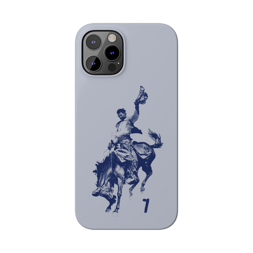 Vintage Rodeo Cowboy Illustration Slim Protective Case