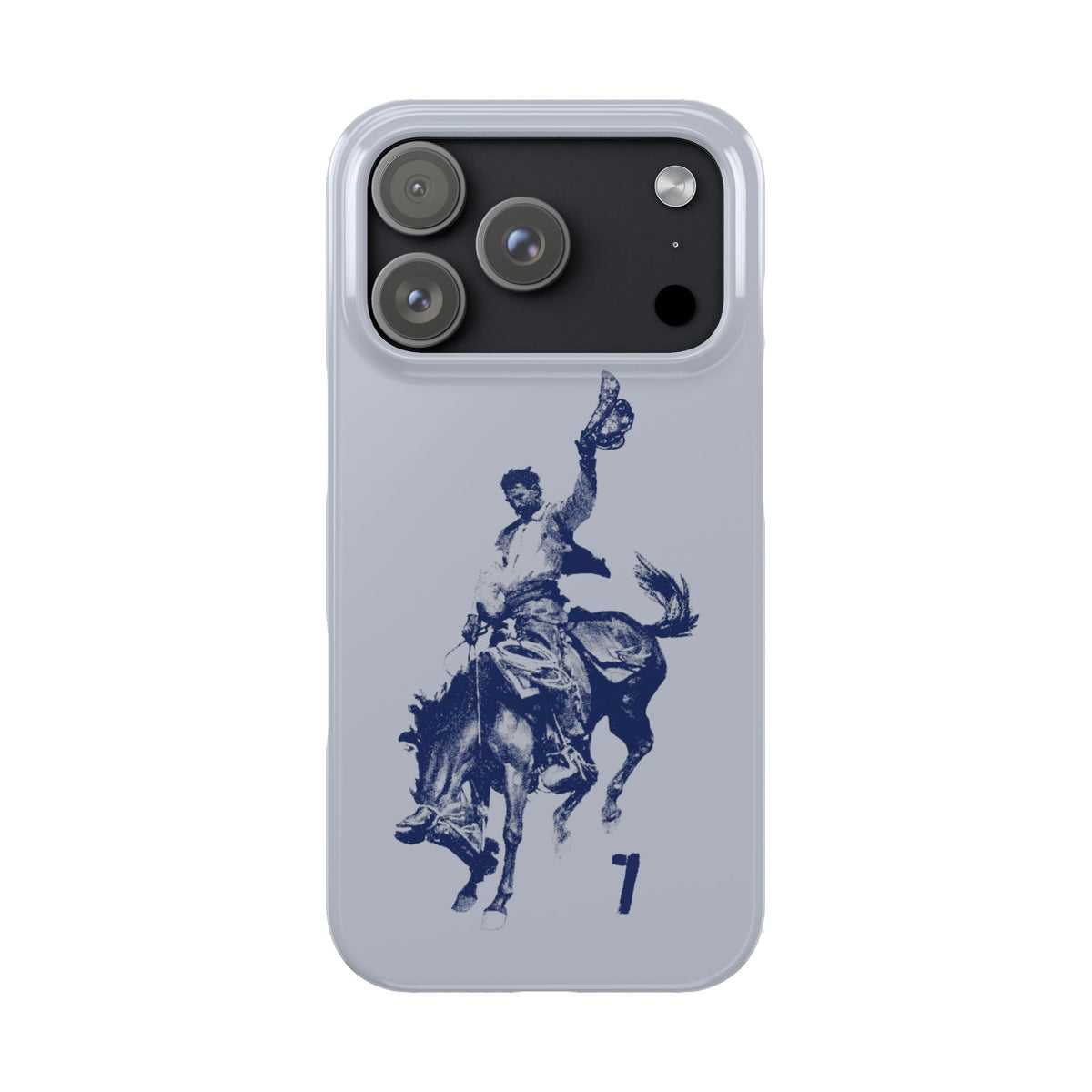Vintage Rodeo Cowboy Illustration Slim Protective Case
