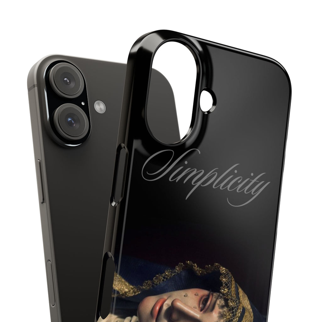 Simplicity Portrait Slim Phone Case — Elegant Vintage Art Cover