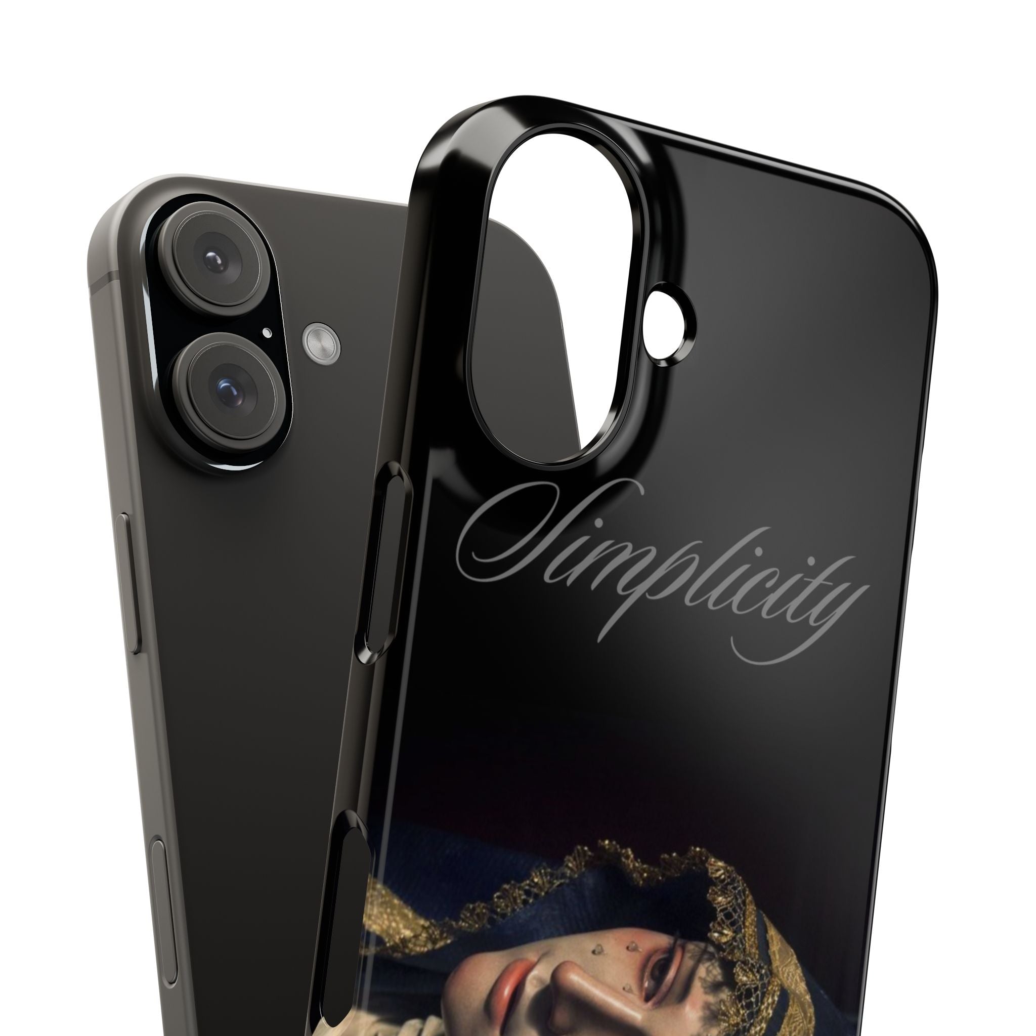 Simplicity Portrait Slim Phone Case — Elegant Vintage Art Cover