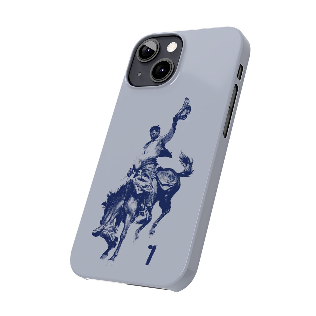 Vintage Rodeo Cowboy Illustration Slim Protective Case