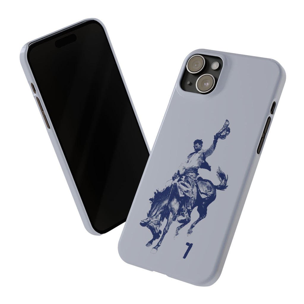 Vintage Rodeo Cowboy Illustration Slim Protective Case