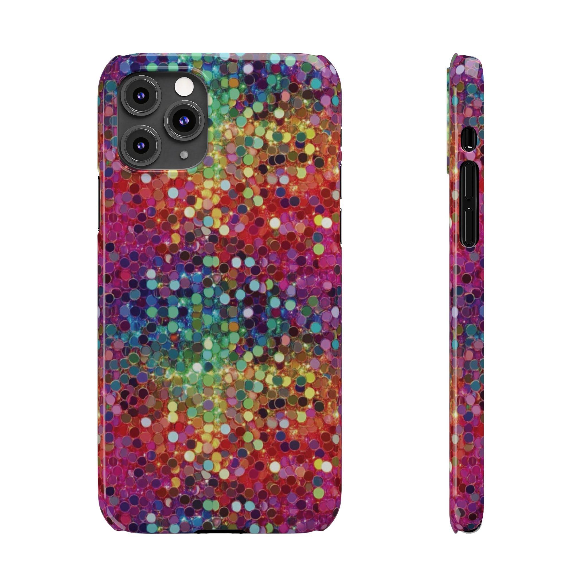 Colorful Glitter Confetti Dot Galaxy Pattern