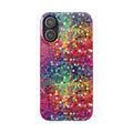 Colorful Glitter Confetti Dot Galaxy Pattern