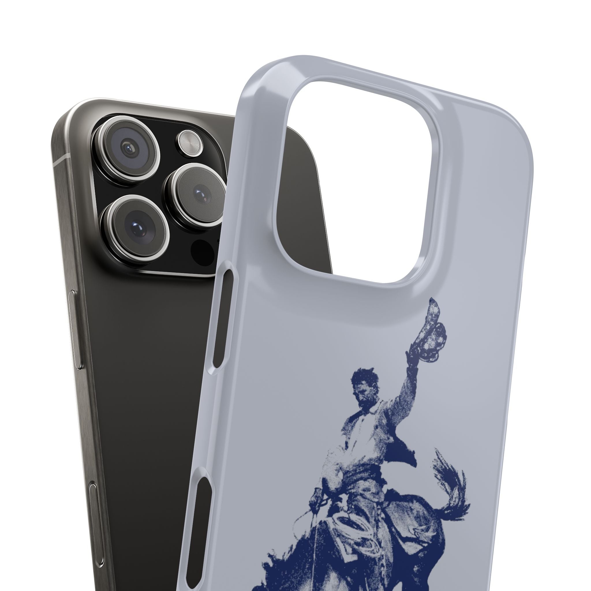 Vintage Rodeo Cowboy Illustration Slim Protective Case
